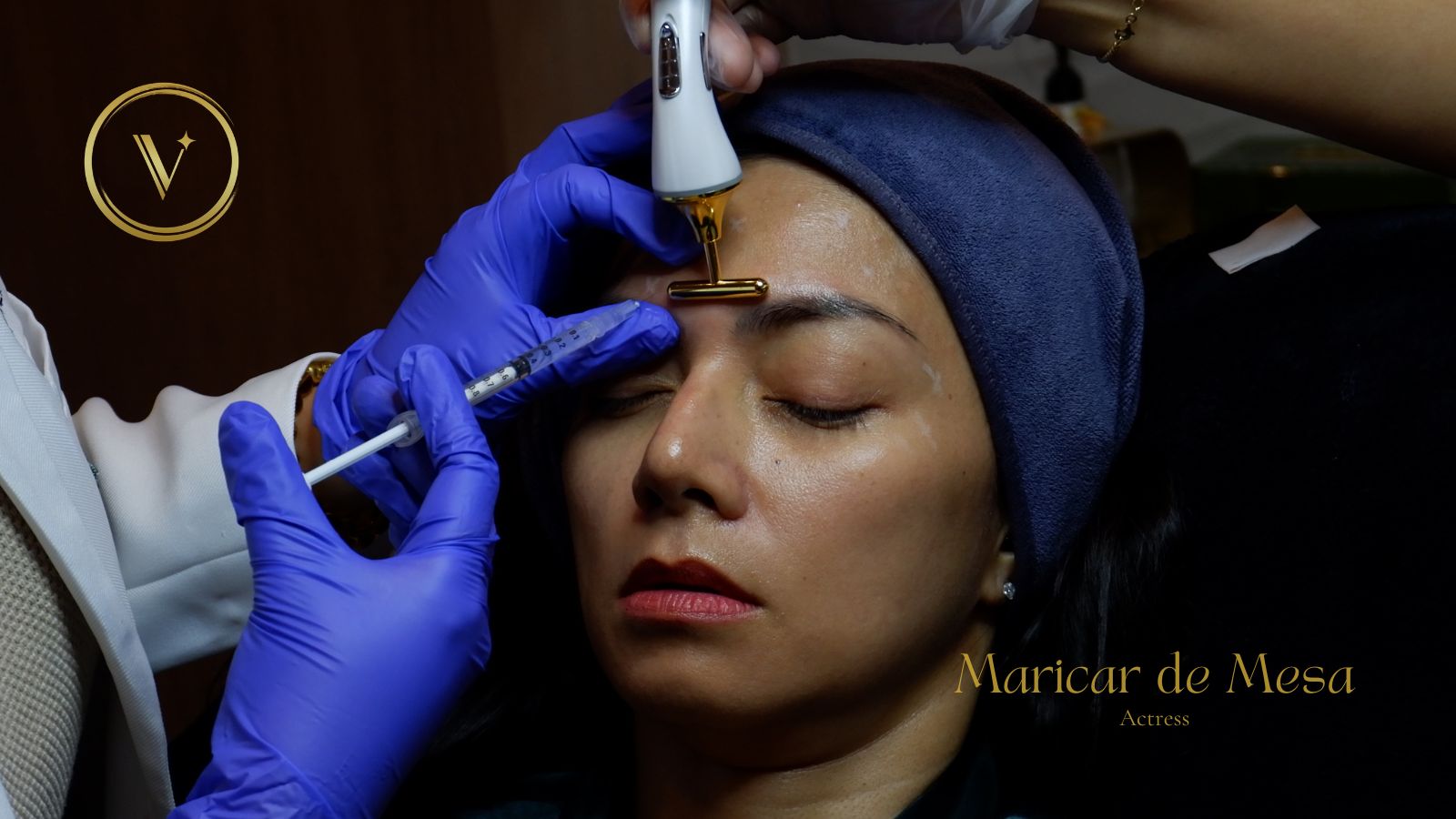 Botox vs Xeomin in the Philippines: Filipino actress Maricar de Mesa receiving a glabellar neurotoxin injection at Velasco Medical Aesthetics, BGC.